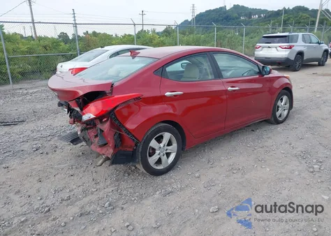 2013 Hyundai Elantra Gls/Limited z USA, uszkodzony, nr VIN KMHDH4AE6DU718836